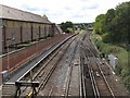 Railway lines south of Bellingham station