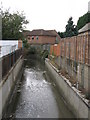 The River Ravensbourne south of Orford Road, SE6