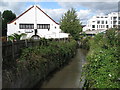 The River Ravensbourne north of Allerford Road, SE6