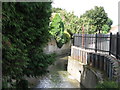 The River Ravensbourne east of Waterbank Road, SE6