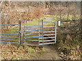 Bournville : kissing gate to a footpath through Forestry Commission land