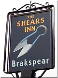 SU2553 : Sign for the Shears Inn by Maigheach-gheal