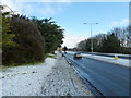 Melting snow on the Havant Road