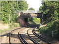 Bridge for Southend Lane (A2218) north of Beckenham Hill station