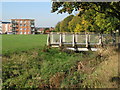 Footbridge over the River Ravensbourne - Downham Branch, north of Farmfield Road, BR1