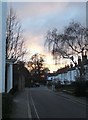 Old Palace Lane, Richmond, at sunset