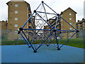 Geometric climbing frame, Woodberry Down estate