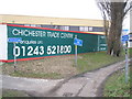 A plethora of signs at the bottom of the Chichester By-pass Bridge