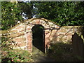 Doorway in churchyard wall, Backford