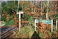 North Downs Way sign, Pilgrims