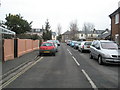 Looking from Kingsham Avenue into Cherry Orchard Road (northern section)