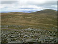 NO2282 : Looking north west from the summit of Cairn Bannoch towards Carn an t-Sagairt MÃ²r with the Cairngorms beyond by Andrew McCallum