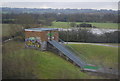 Environment Agency building near Leigh