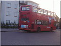 307 bus waiting at stand, Enstone Road Brimsdown