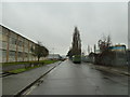 Looking down Downley Road