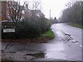 Looking south along Guildford Road in Rowly