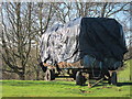 TQ8132 : Hay Trailer by Oast House Archive