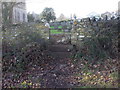 Stone stile into Winford churchyard