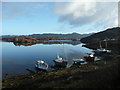 Boats on the beach at Badachro