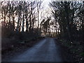 The very end of Camp Road, Wimbledon Common