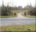 Entrance drive to Hunters Lodge near Llandevaud