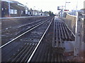 Ash station from the level crossing