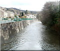 Rhymney River downstream, Chatham, Machen