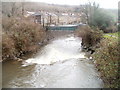 Rhymney River downstream from Tyn y Waun Road, Machen