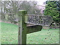 Footpath Sign