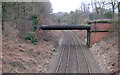 Water pipes crossing the railway