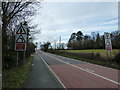 Roadsigns on the A334