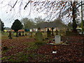 Longparish Cemetery in late December