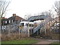 Railway footbridge west of Broadmead Road