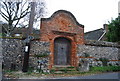 Gateway and mounting block, Pilgrims