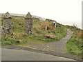 A pair of old gateposts