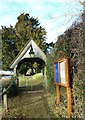 Holy Trinity, Durley: lych gate