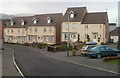 Recently-built houses, Foundry Road, Risca