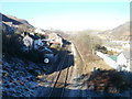 Railway NW of Tir-Phil railway station, New Tredegar