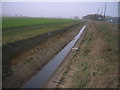 Drainage ditch beside the A614