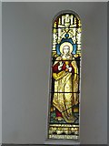 SU5132 : Saint Swithun, Martyr Worthy: stained glass window (1) by Basher Eyre