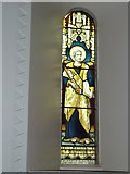 SU5132 : Saint Swithun, Martyr Worthy: stained glass window (4) by Basher Eyre