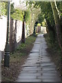 Footpath south of Blenheim Road, BR2