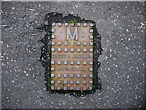J5081 : Water meter cover, Bangor by Rossographer
