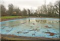 Empty paddling pool, Streatham Common