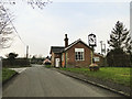 Cransford Village Hall and the Village sign