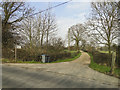 Entrance to Beveriche Manor Farm, Saxmundham