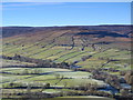 The valley of the River South Tyne near the confluence with  the Knar Burn