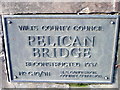 Plaque, Pelican Bridge