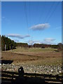 Power lines and pylon, Drumguish