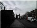 View of Hammersmith Bridge from Hammersmith Bridge Road